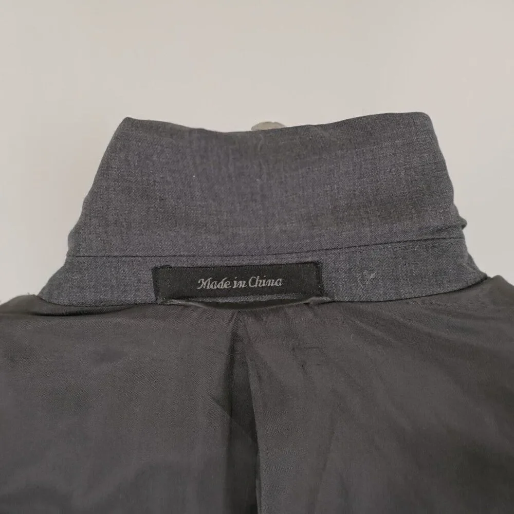 Joseph Abboud Wool Blend Gray 2 Button Blazer‎ 42R